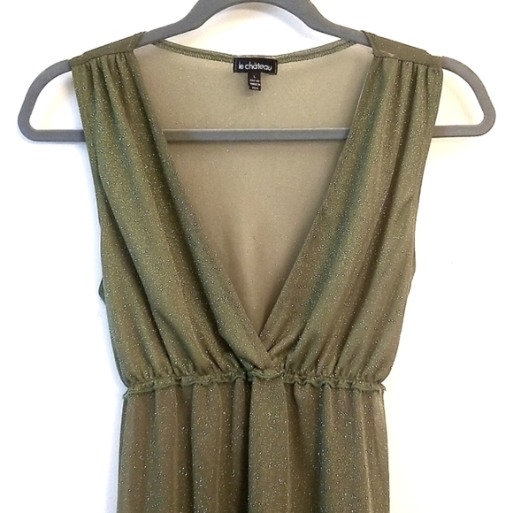 Sexy Sheer Sparkly Baby Doll Top - Picture 2 of 7